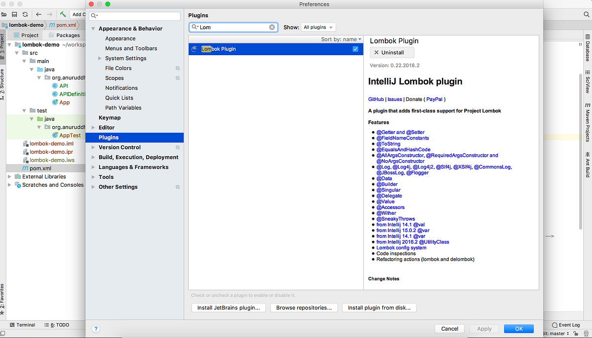 intellij lombok plugin intellij lombok plugin