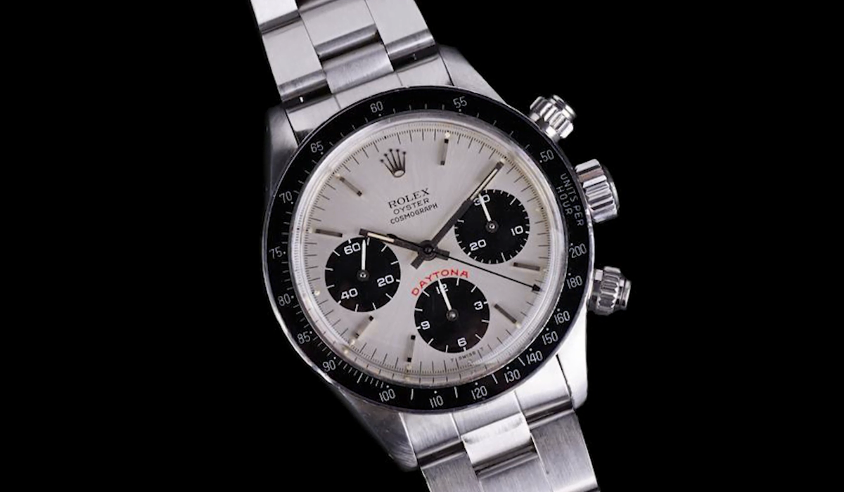 rolex daytona sold at auction