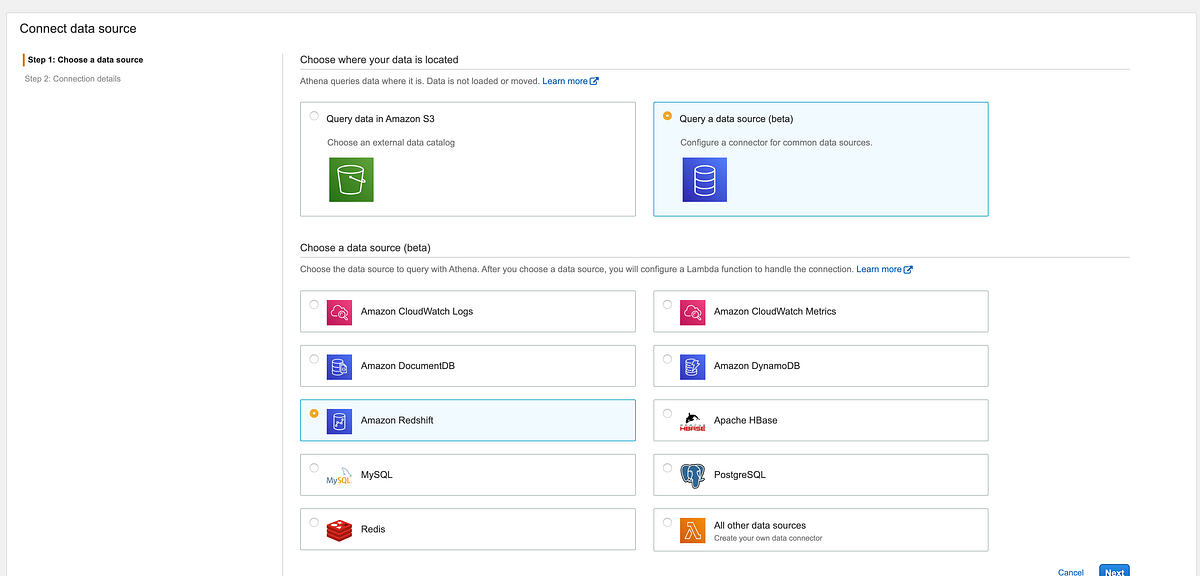 Running Federated Athena Queries on Amazon Redshift by Gupta Pushpesh