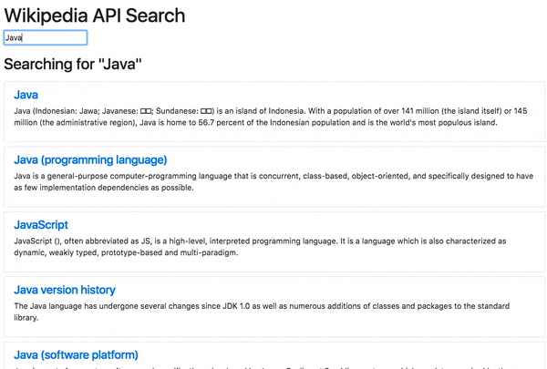 How to use Wikipedia's search API to build a user interface with RamdaJS |  by Yazeed Bzadough | We've moved to freeCodeCamp.org/news | Medium