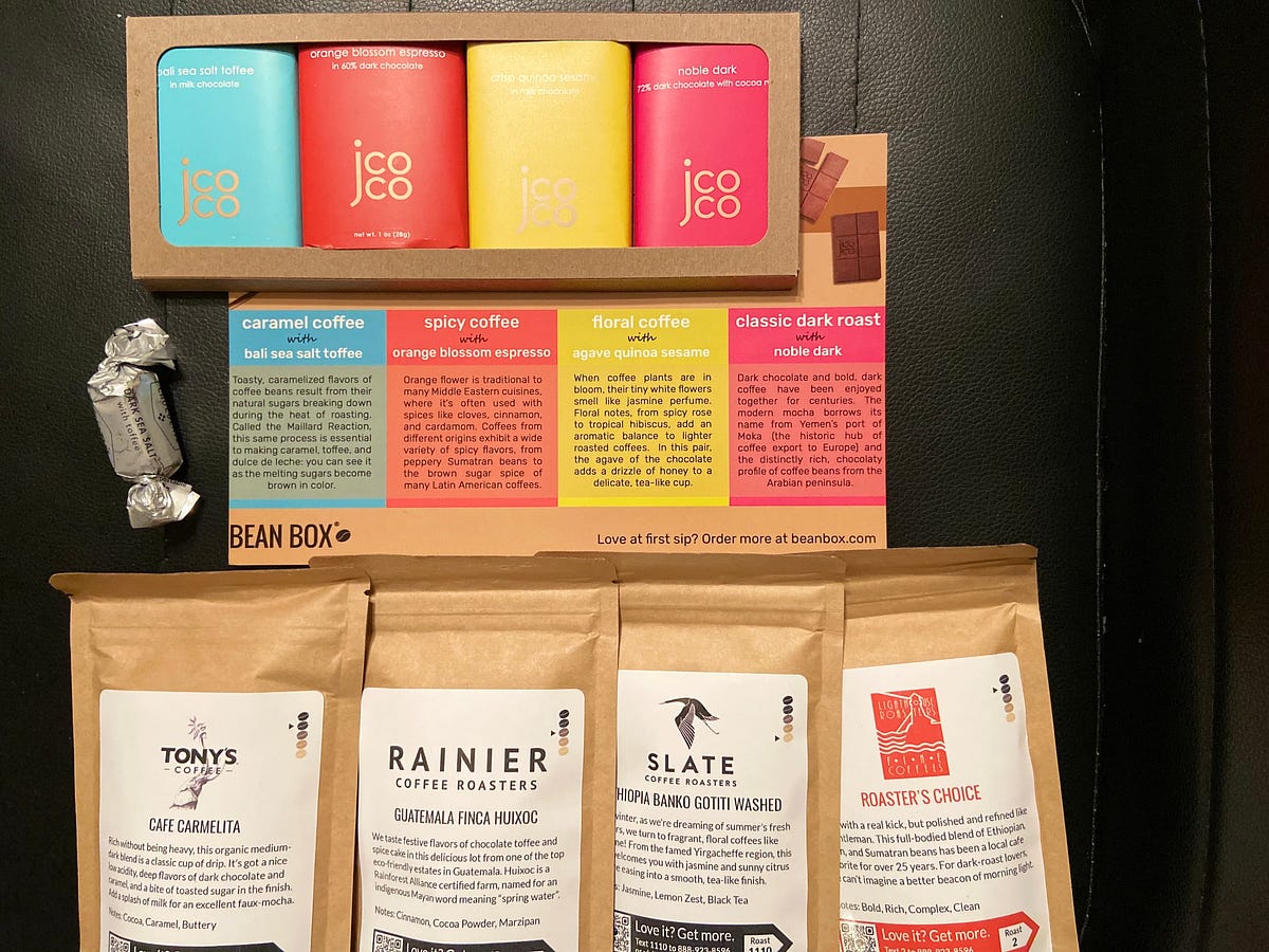 The Journey of Coffee Tasting — Bean Box Gift Box by Brian Medium