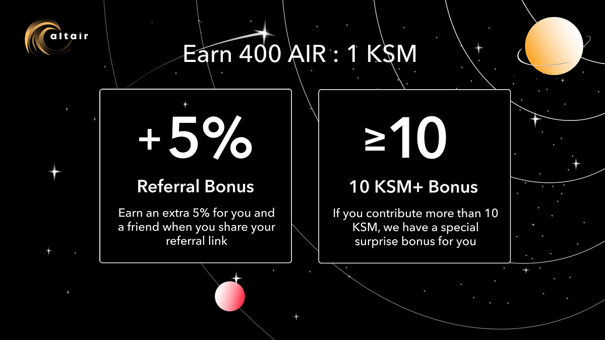 Get ready to rumble - Altair Crowdloan is now LIVE!