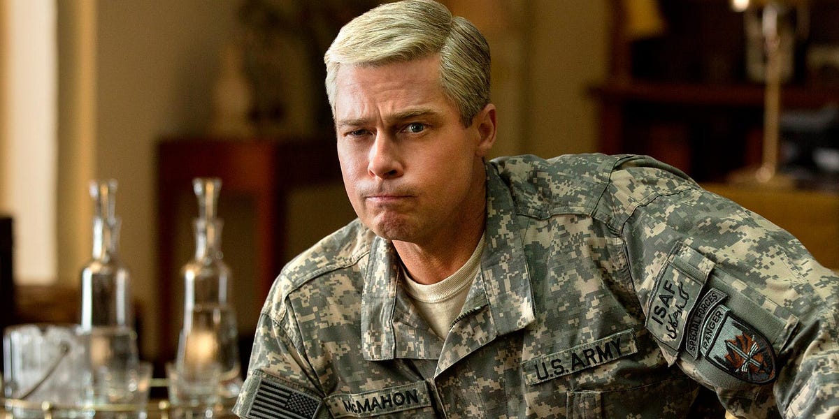 Was Brad Pitt the only actor told that ‘War Machine’ was a