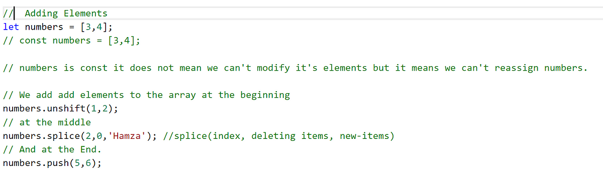 Arrays in JavaScript made easy. In the following reading i took… | by ... image.