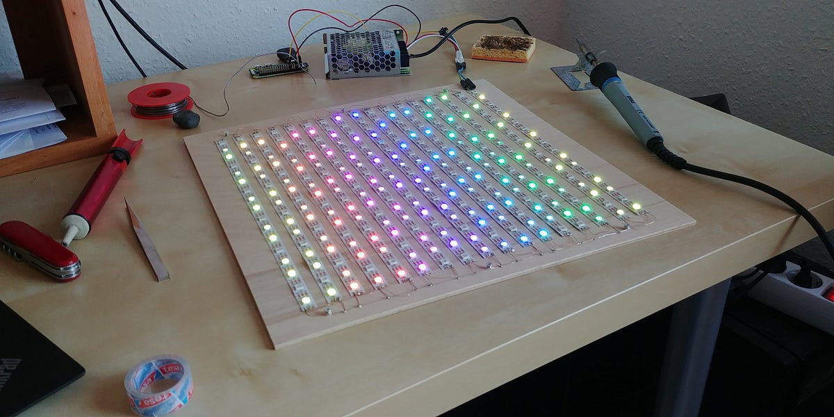 Building a Display. Using a Raspberry Pi to drive an LED… | by Simon ...