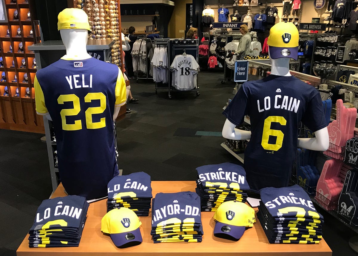 brewers nickname jerseys