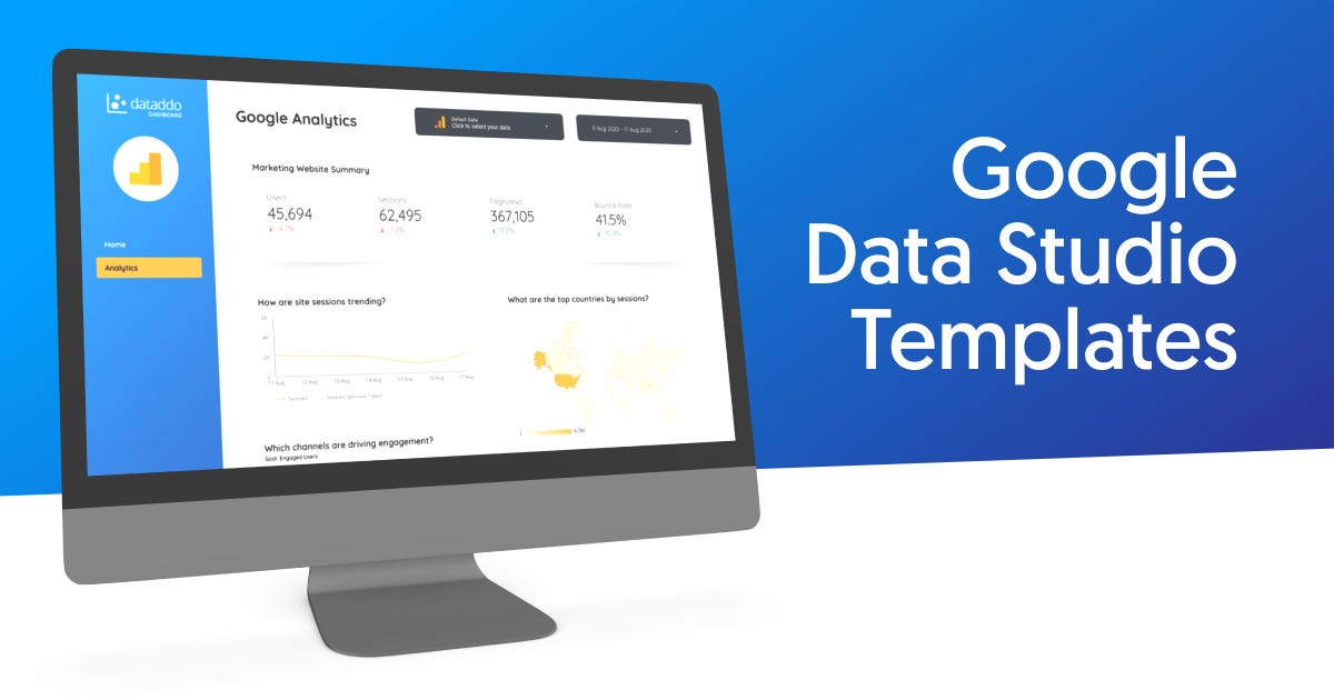 3 Fee Basic Google Data Studio Dashboard Templates by Jakub Plas Medium