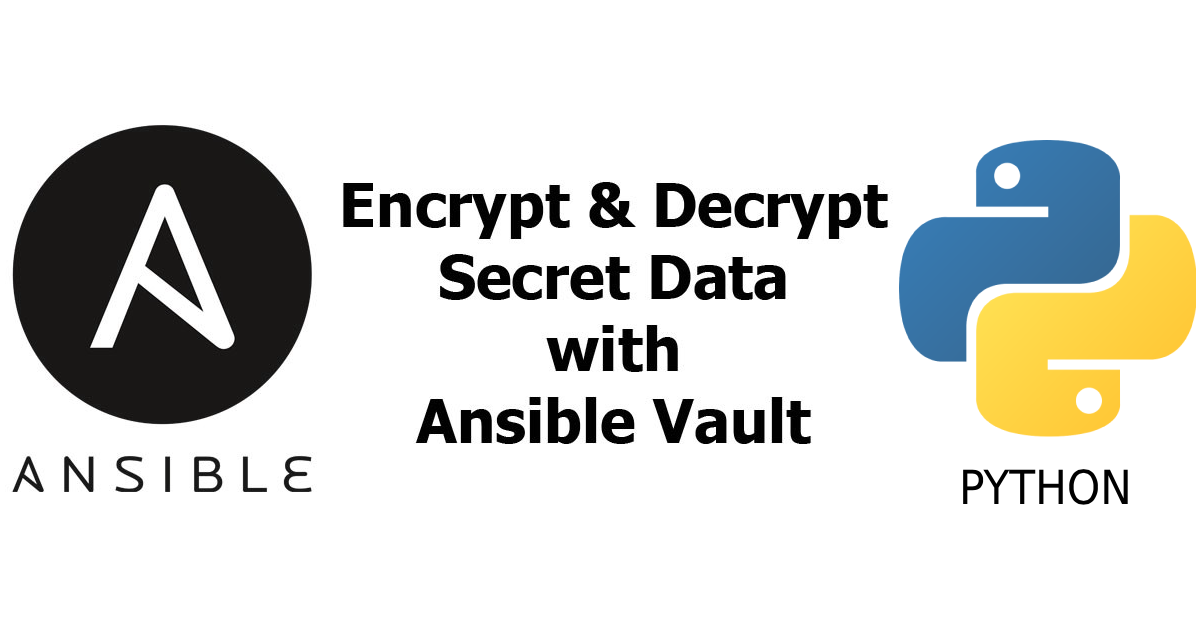 Ansible vault python by