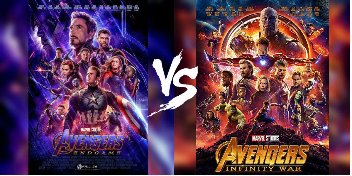 Avengers Endgame Vs Avengers Infinity War By Ajay Menon The Unprofessionals Medium