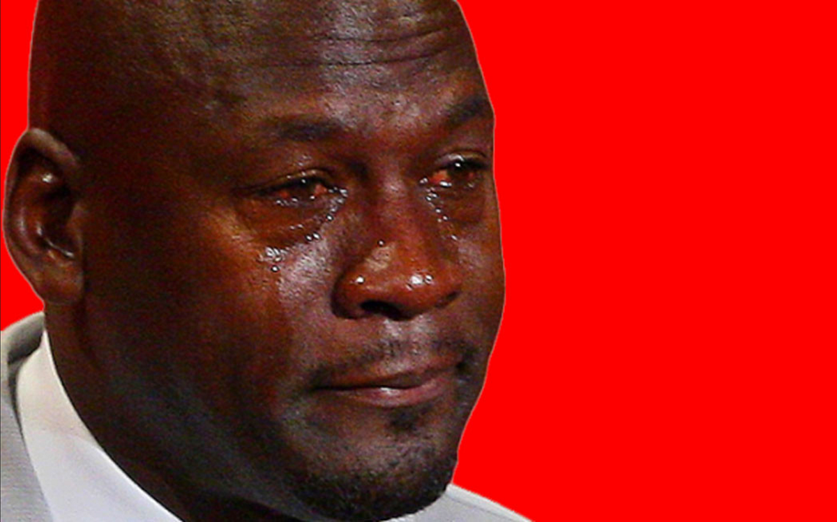 The Jordan crying meme should have been my yearbook photo. 