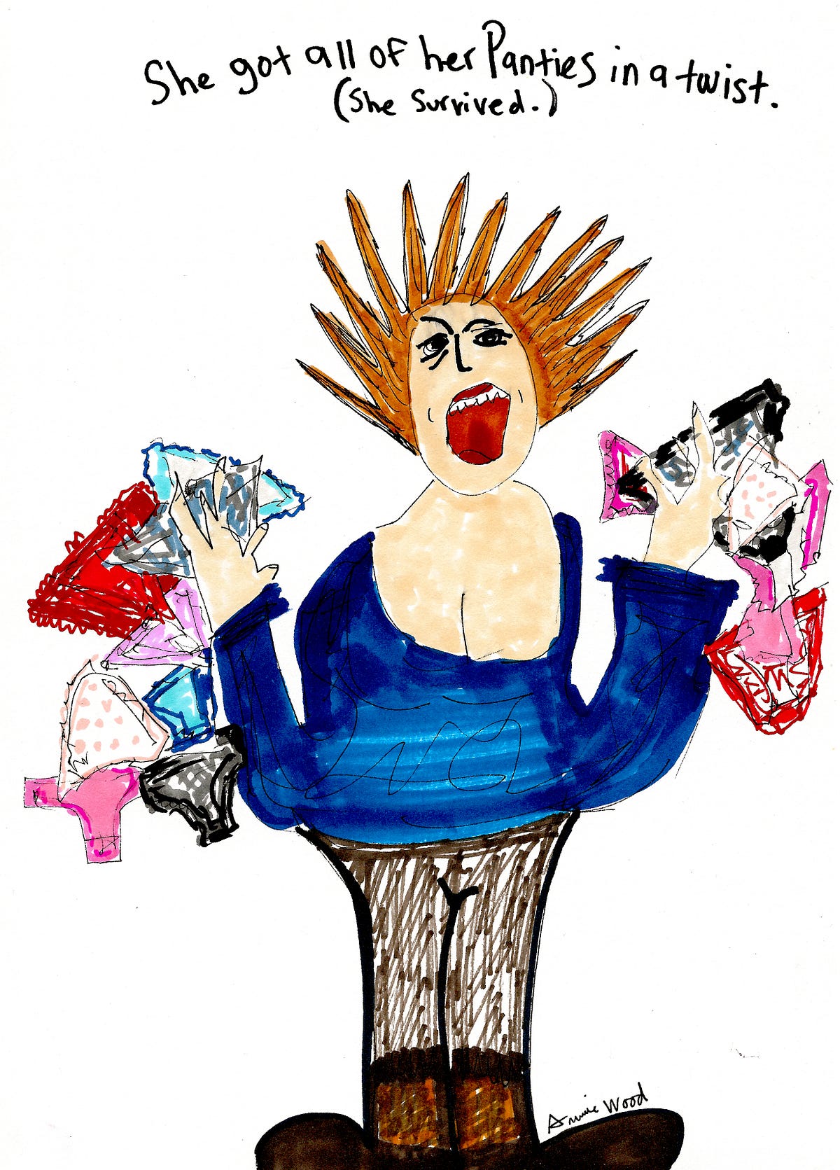 Go Ahead, Get Your Panties in a Twist Cool Awesome Groovy Medium