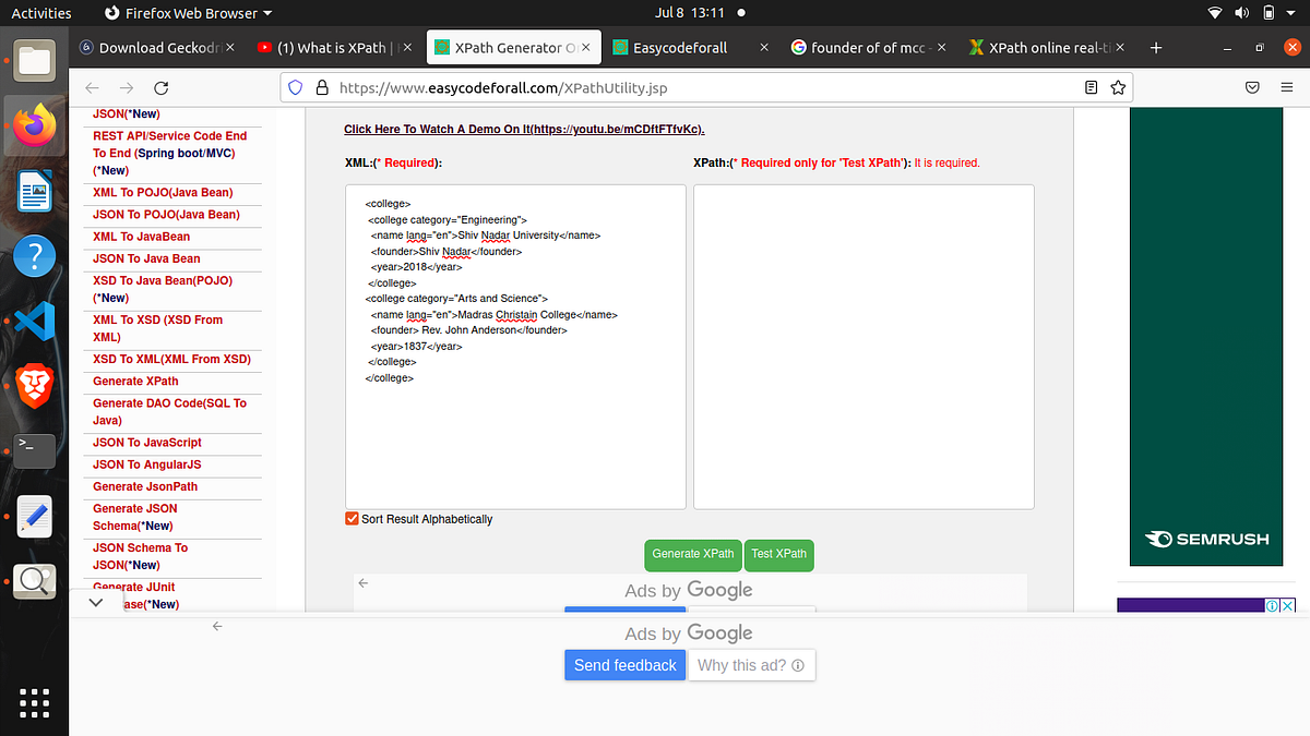 How To Collect XPath Manually?. What is XPath? by Bagiyalakshmi