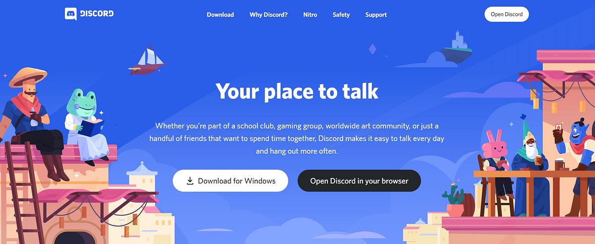 Discord school hub image