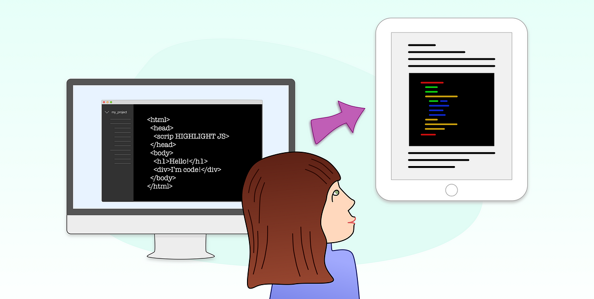 How to Display Text in Your HTML as Code Snippets | by Monica Saiz | Geek  Culture | Medium
