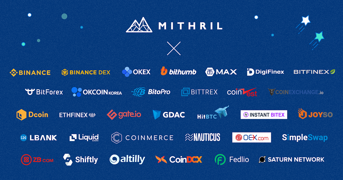 (190911 Updated) — Mithril Exchange List｜秘銀交易所一覽表