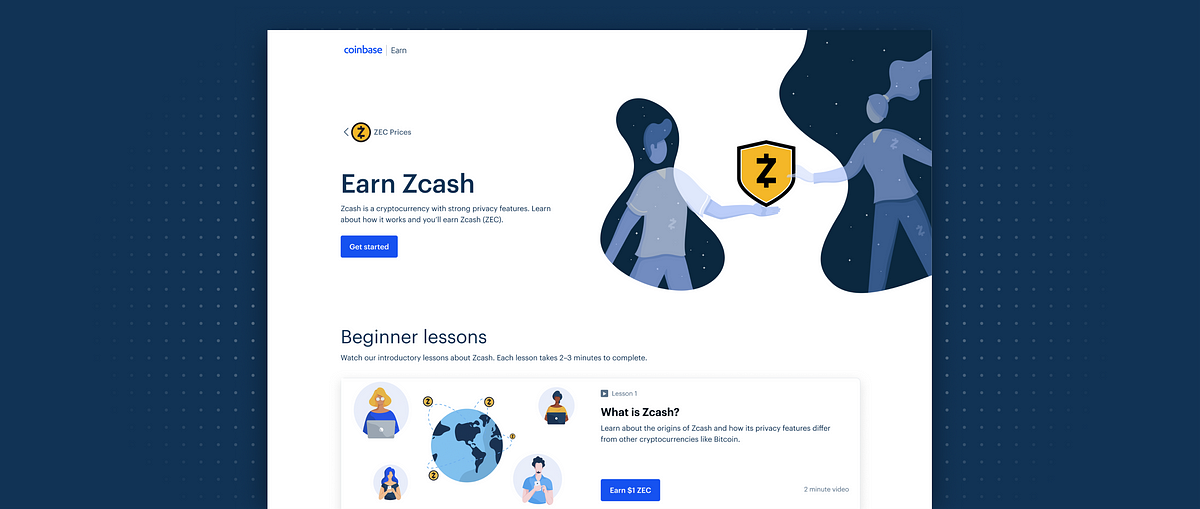 Earn Zcash While Learning About Blockchain Privacy The Coinbase Blog - 