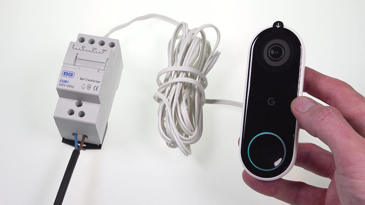 Nest Hello UK Installation With No Chime into uPVC Door Frame (Smart