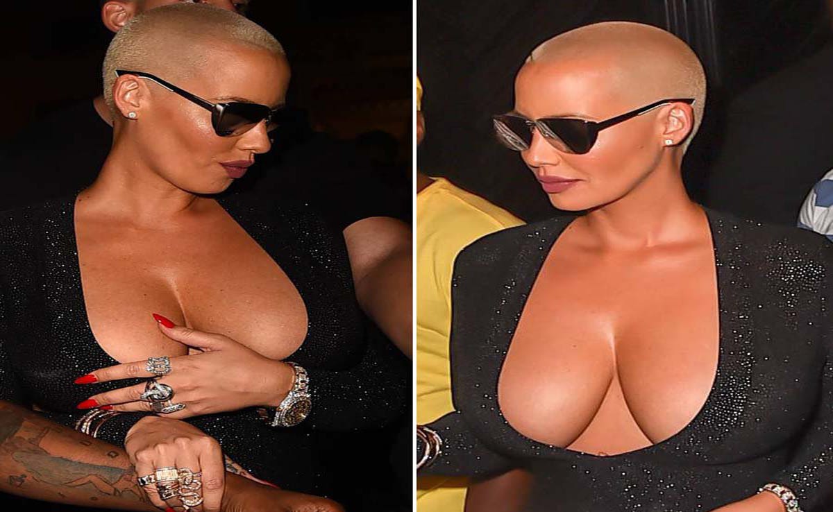 Amber rose nude bottomless