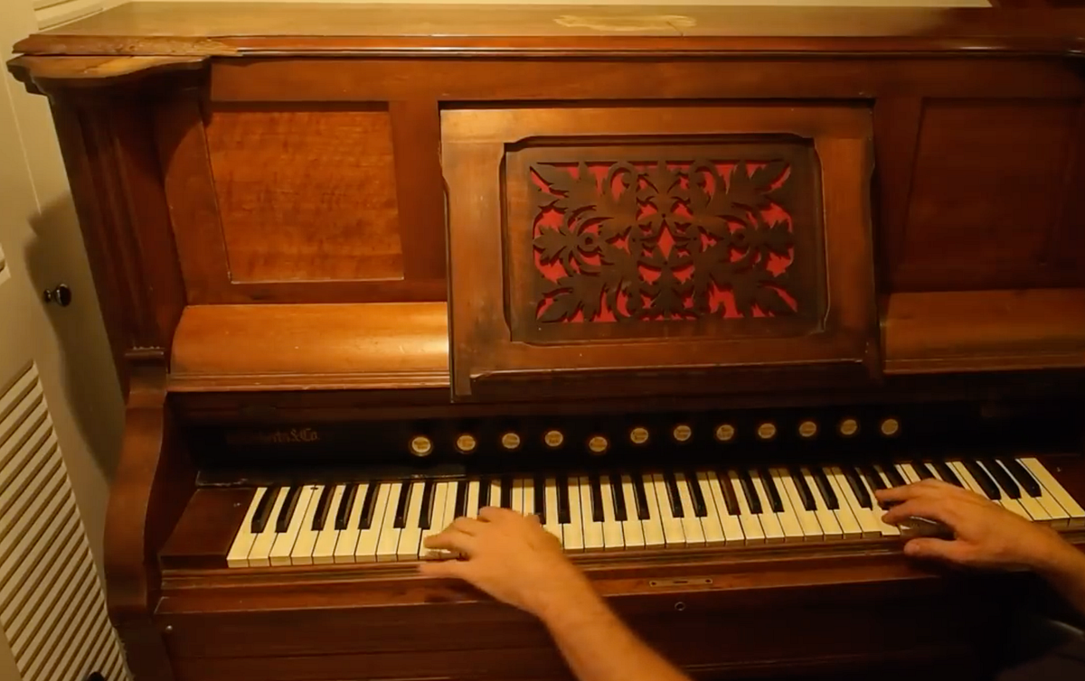 Antique Pump Organ MIDI Vocal Interface by Jeremy S. Cook Medium