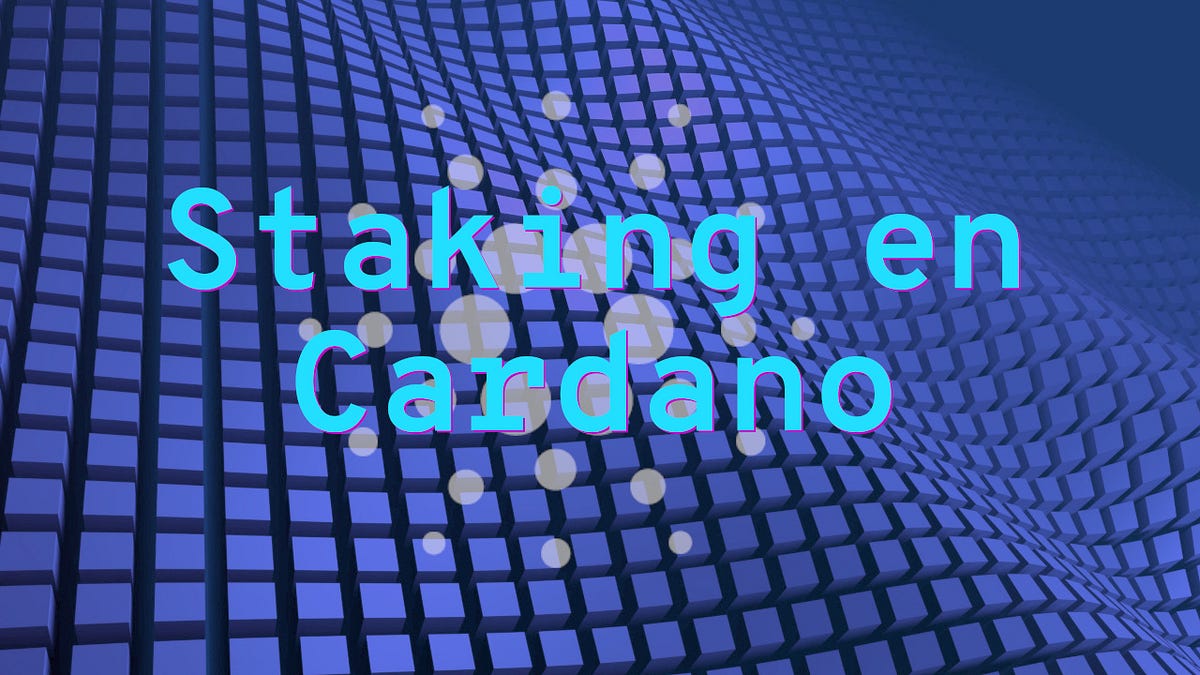 Razones para hacer staking en Cardano