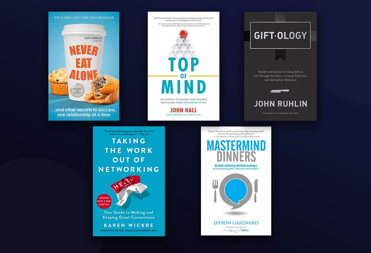 5 MustRead Books on Networking. Unlike most other aspects of your