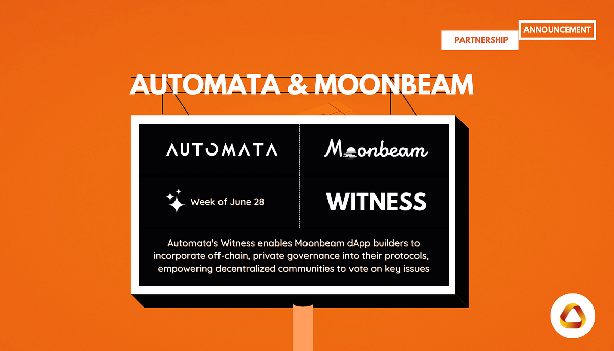 Our Partnership with Moonbeam