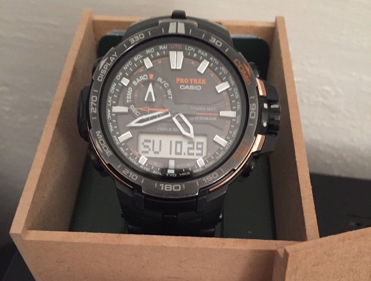 orologio casio radiocontrollato