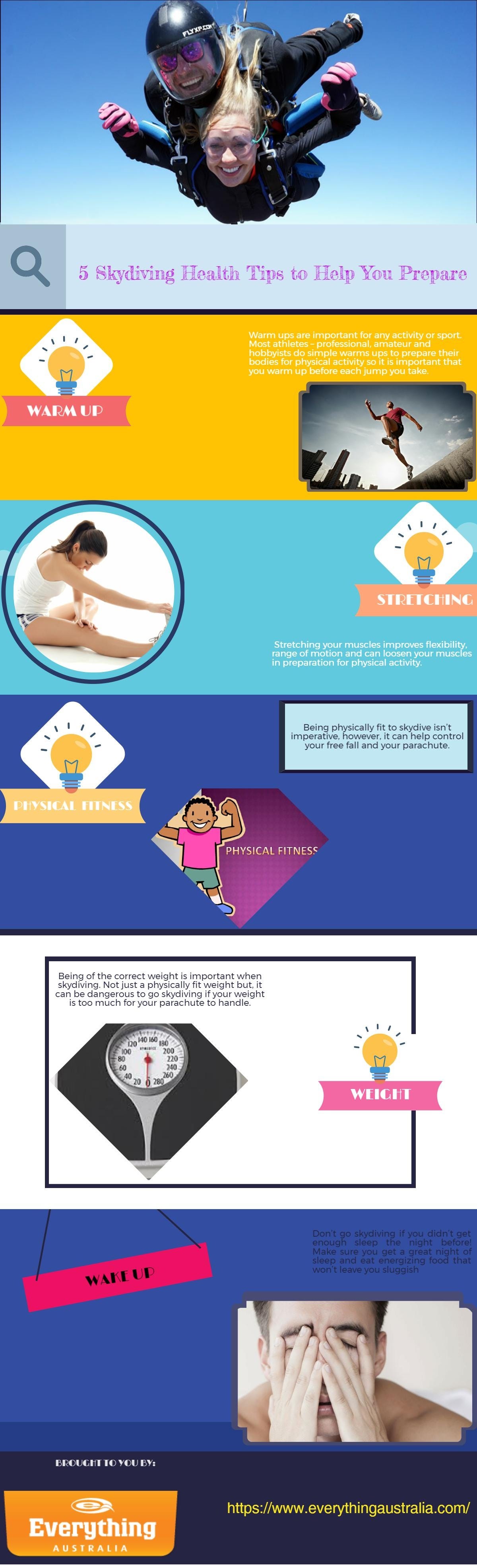 5 Skydiving Health Tips to Help You Prepare by Everything Australia