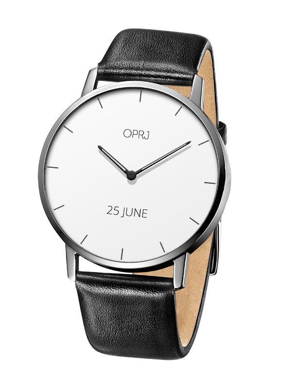 smartwatch with physical hands