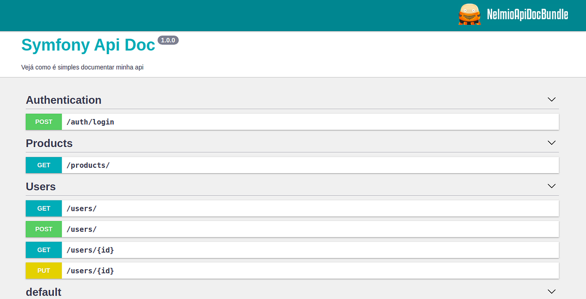 Como documentar uma API no Symfony | by Everaldo Filho | Medium