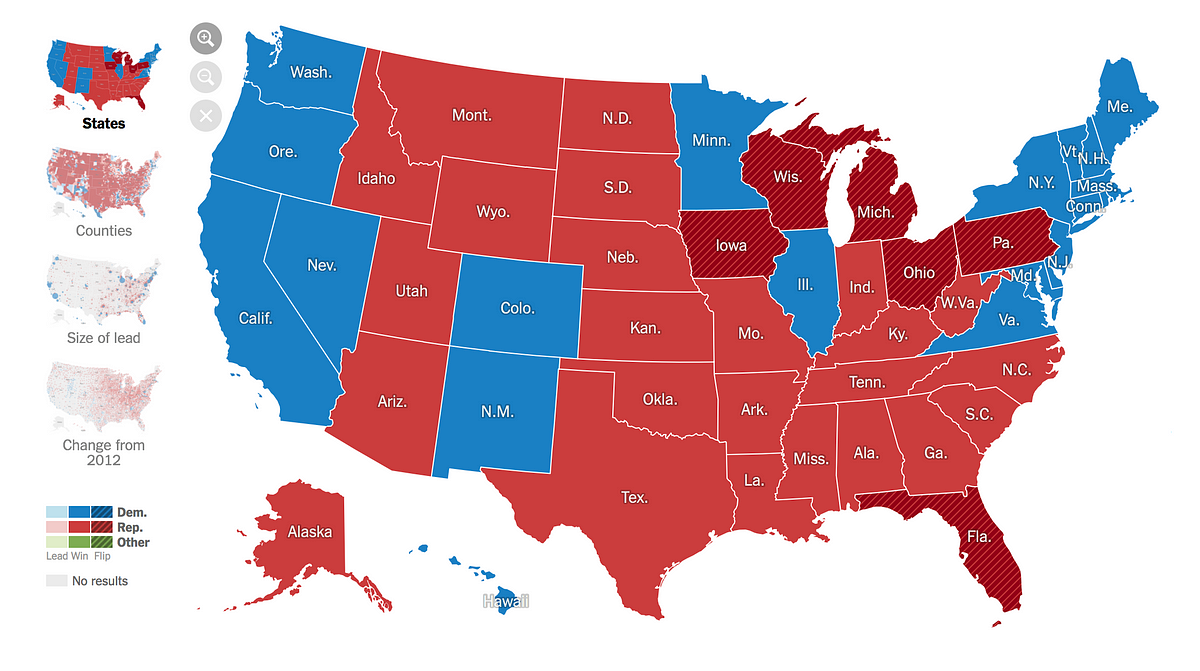 The Problem With Election Maps. The unintended consequences of the… | by David J. Giardino | The ...