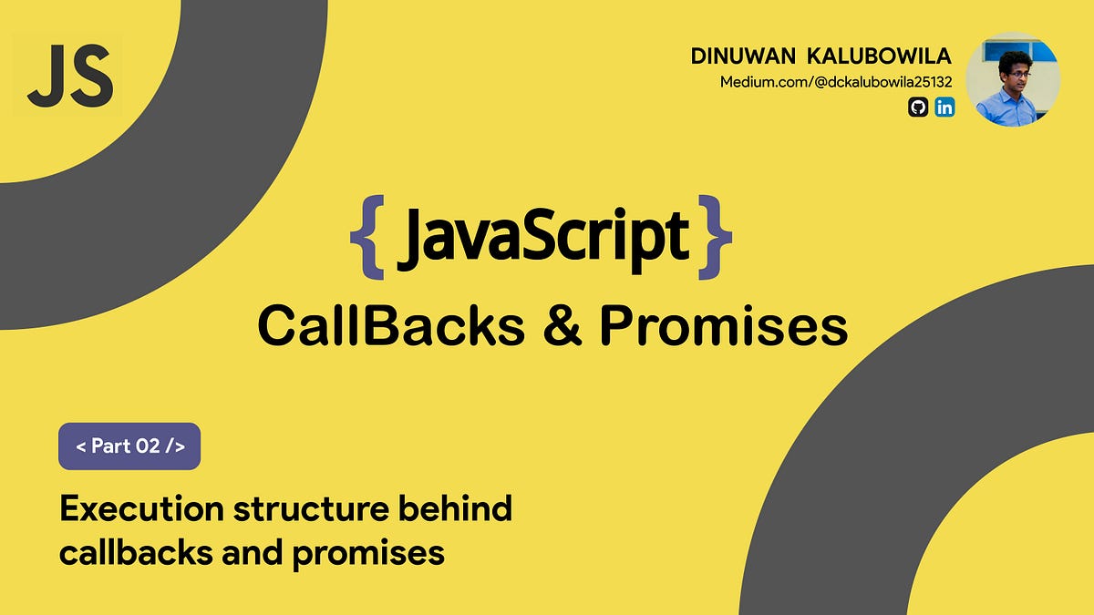Java Script Callbacks and PromisesPart 02 by Dinuwan Kalubowila MS