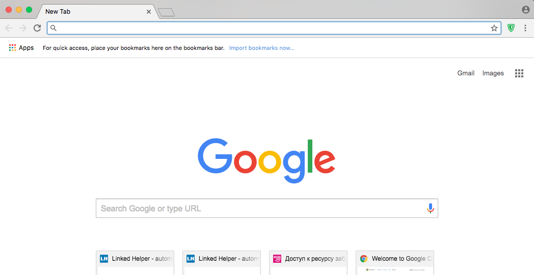 using google chrome on mac