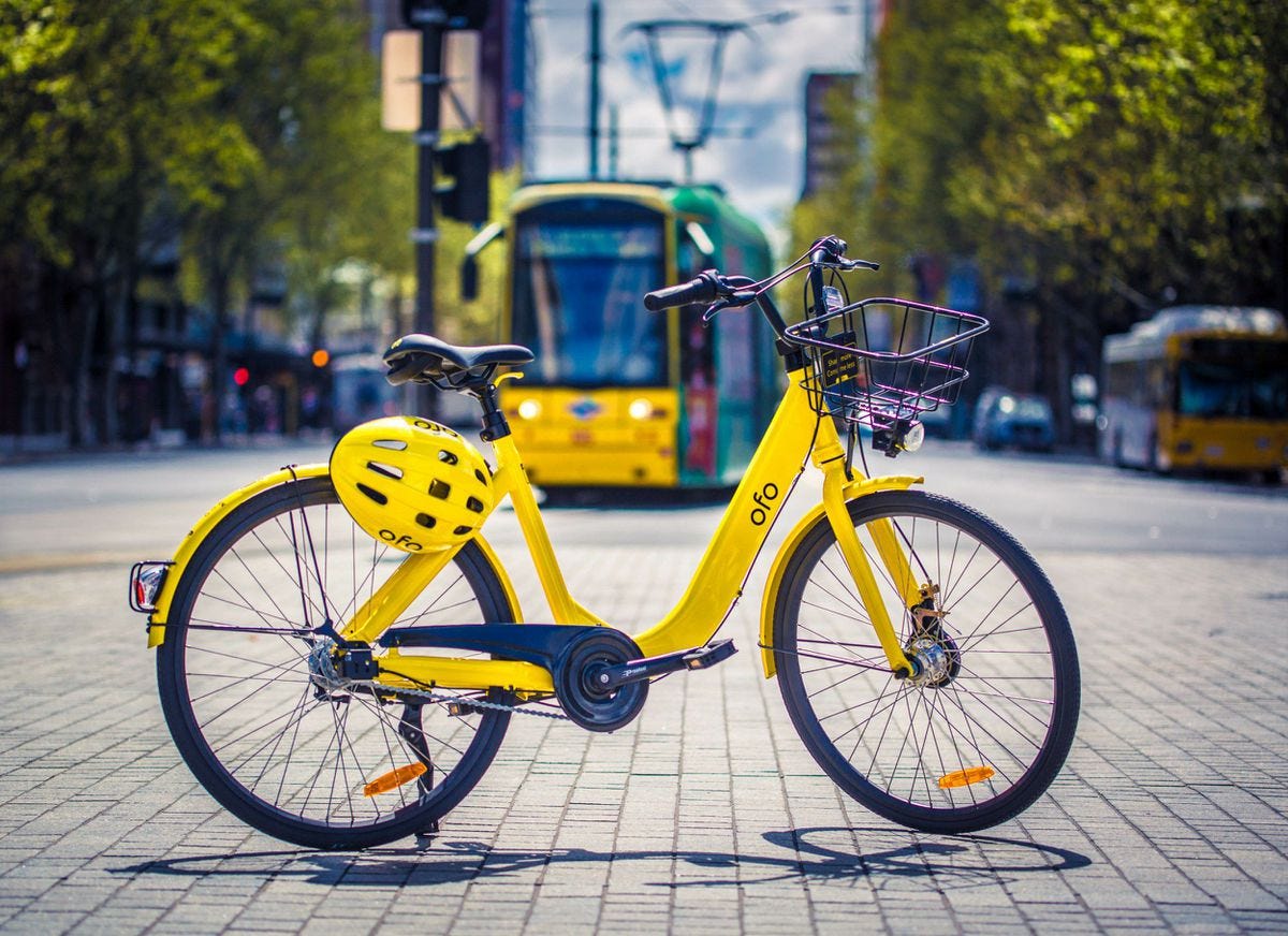 Ode to the ofo. Yellow bikes, angry Nainais, and a… | by Shani Song | The  Attendance Question | Medium