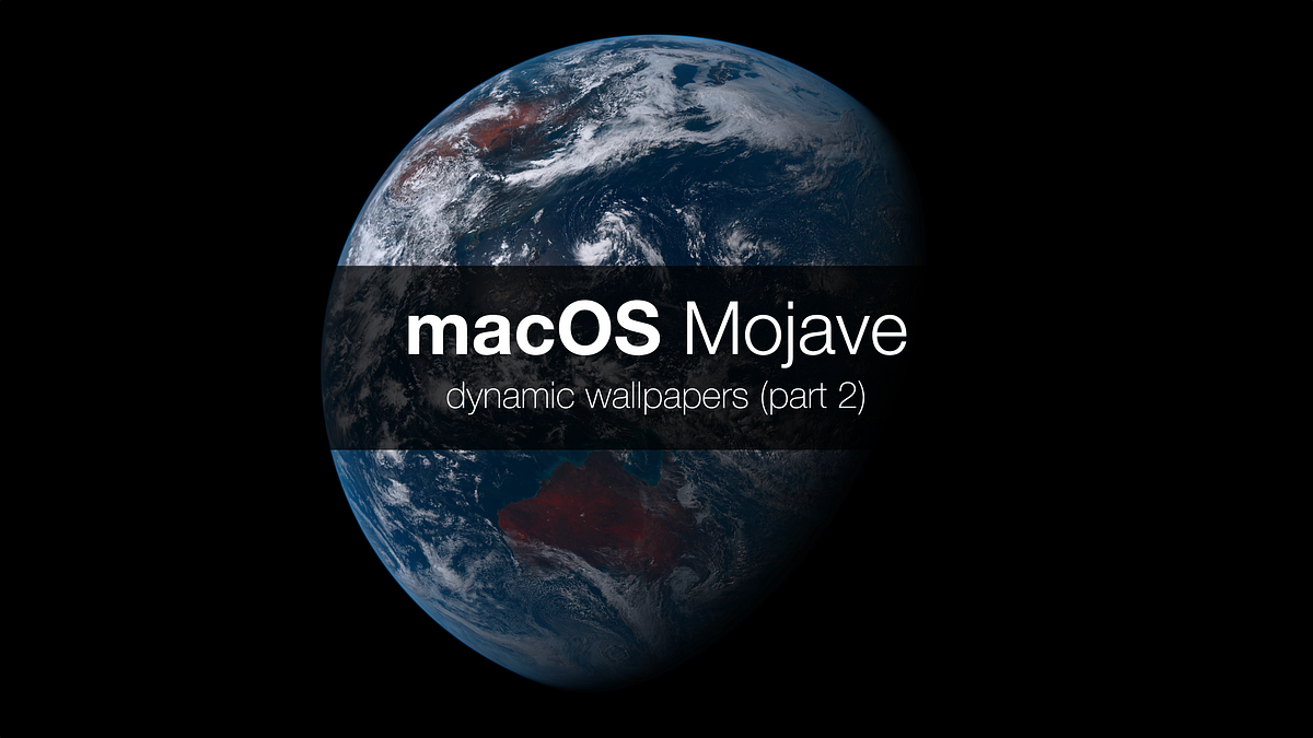 Macos Mojave Dynamic Wallpapers Ii Itnext Images, Photos, Reviews