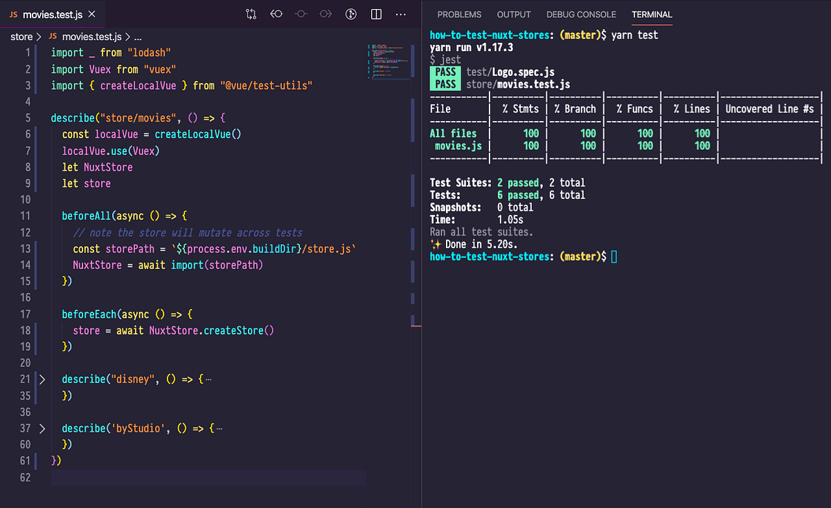 How To Test Nuxt Stores With Jest By Brandon Aaskov Medium