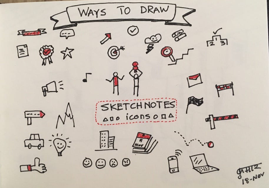 Sketch Notes Ways To Draw Kumar Ahir Medium