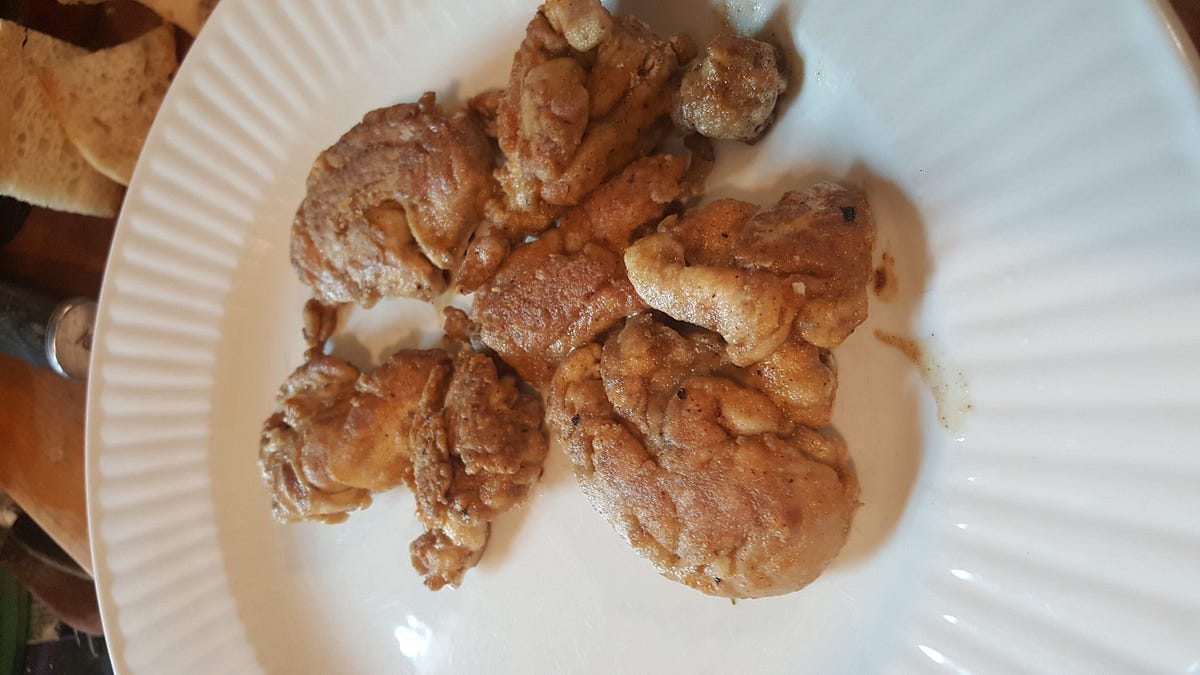 Mrs Bailey’s PanFried Brains. “My brain is fried,” he murmured… by
