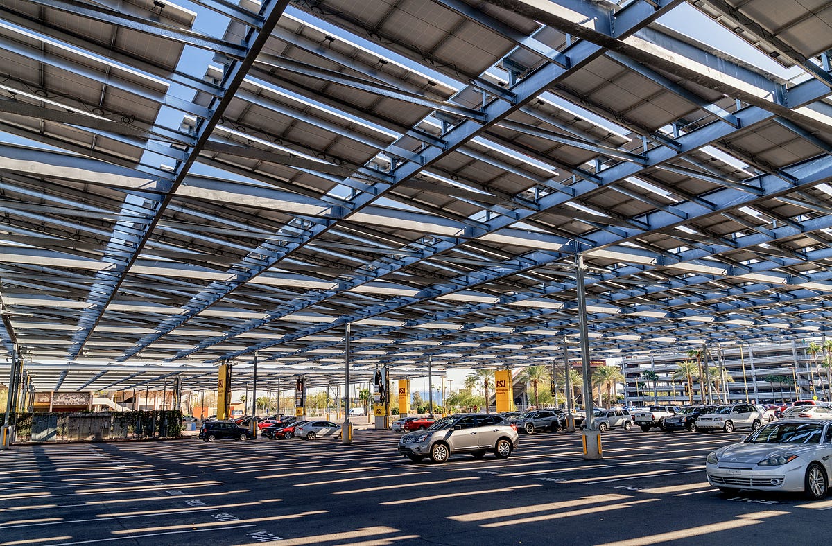 Solar Canopies — Parking Lot Power by Capella Energy Capella Medium