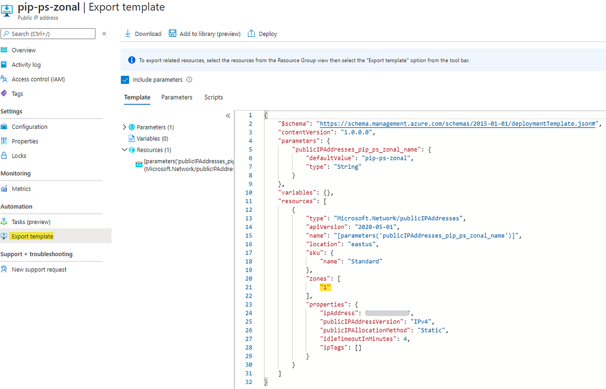 Azure Public IP Availability Zone By Cloud Journey Medium