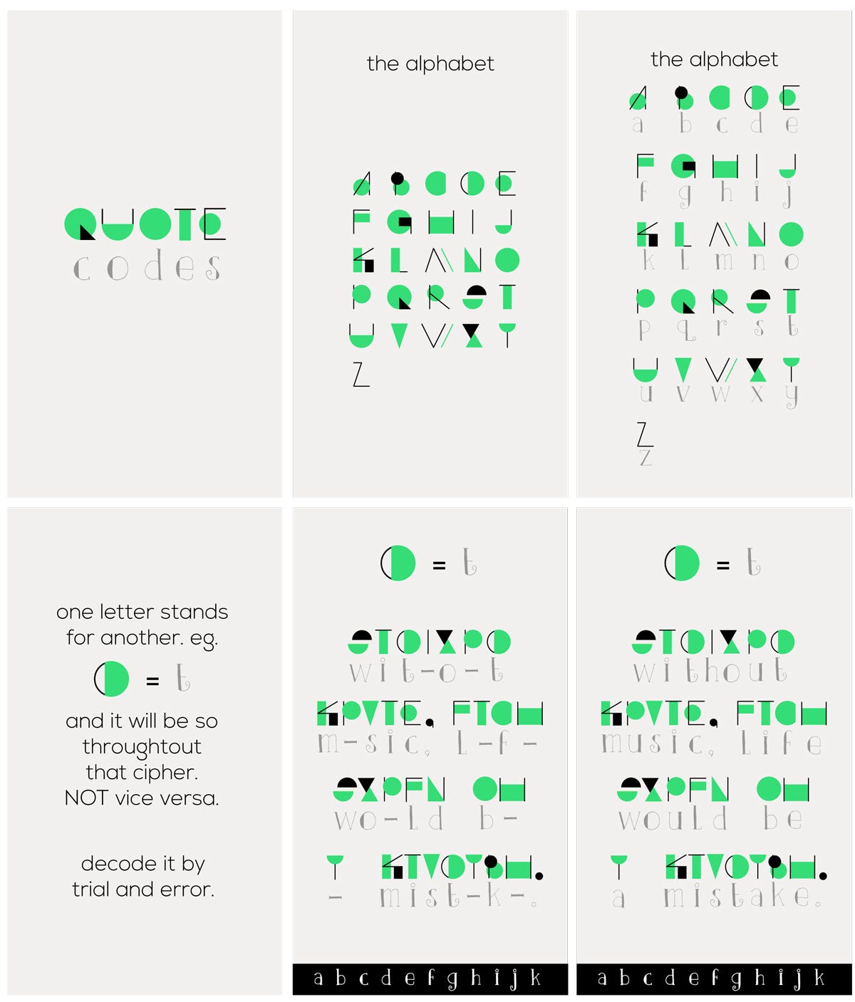 Quote Codes Diaries 7: Early Designs | by Pixel Drop Studios | Prototypr