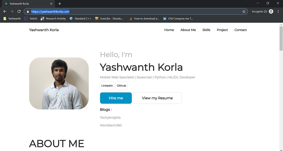 Add Custom Domain to Github Pages — Godaddy by Korla Yashwanth Medium