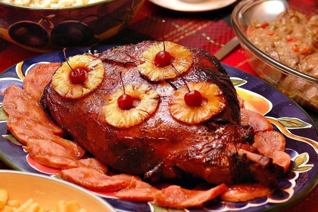 How To Make Filipino Style Pineapple Glazed Holiday Ham By Joanne Cua Santa Clara University Medium