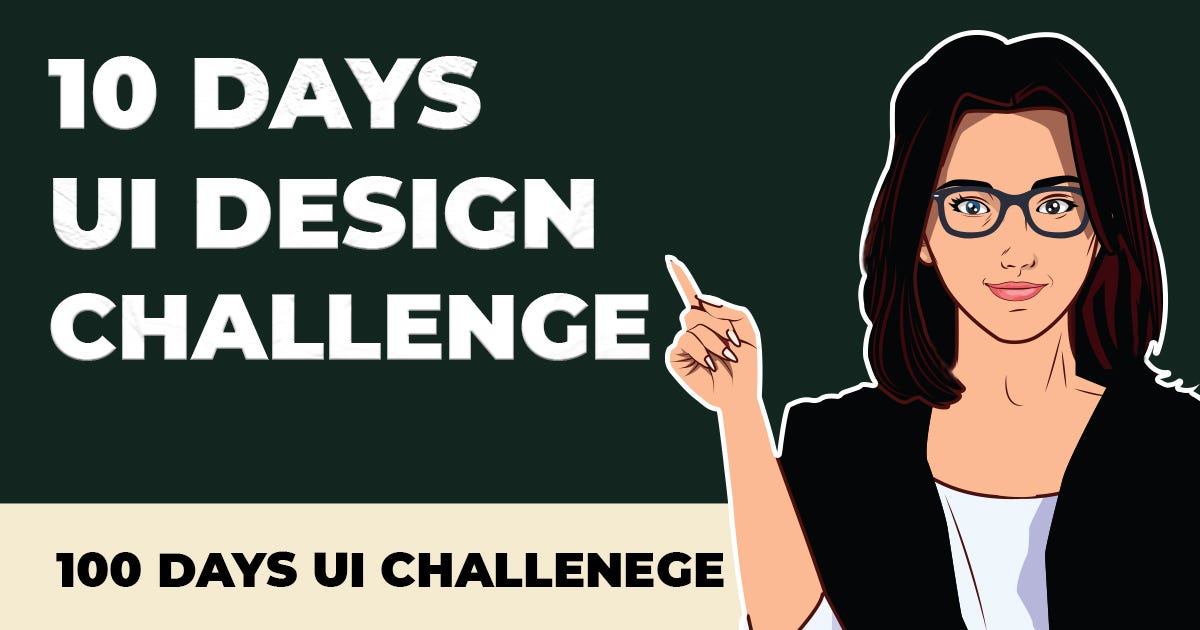 100 Days UI Design Challenge — Part 01🔊 | by Nathasha | UX Planet