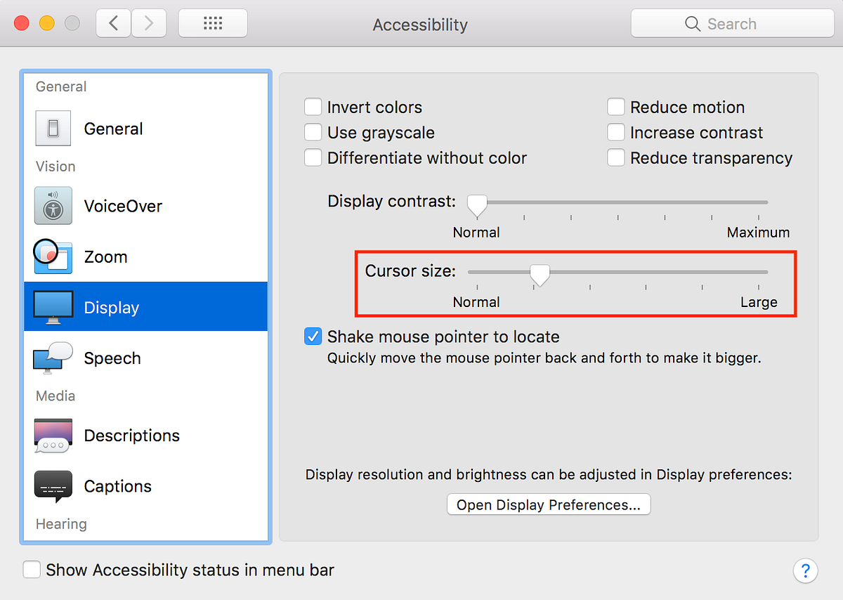 Mac Cursor disappeared in high resolution monitor? Here is a quick fix