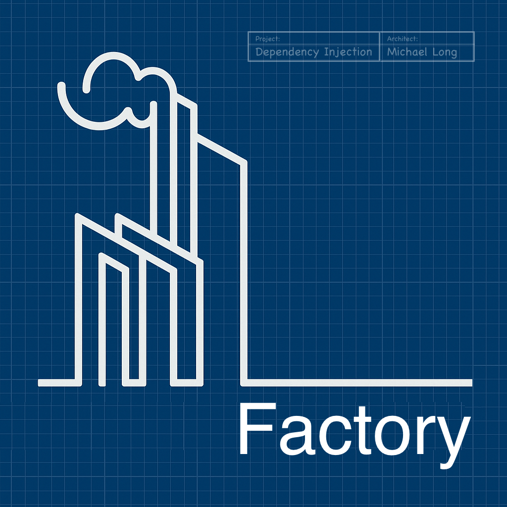 Factory name and logo copyright Michael Long