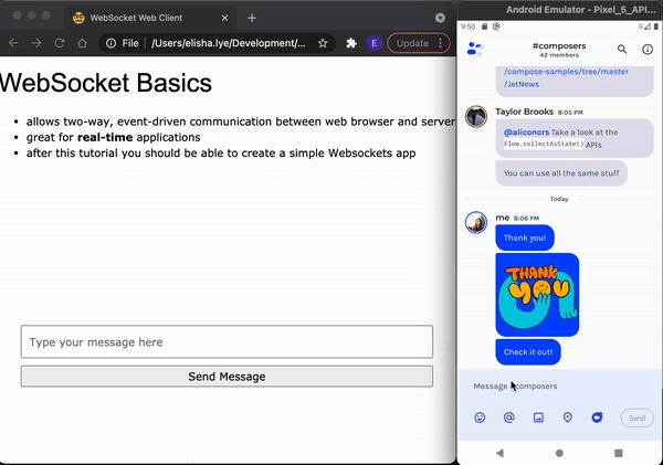 Making Jetchat Connect to Actual Chat Server | by Elye | Mobile App  Development Publication | Medium