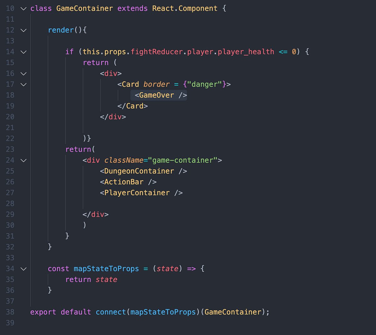 presentational vs container components