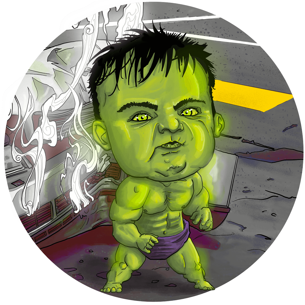 Marvel Comics To Publish Joe Hill S Baby Hulk By Reed Beebe Meanwhile Medium