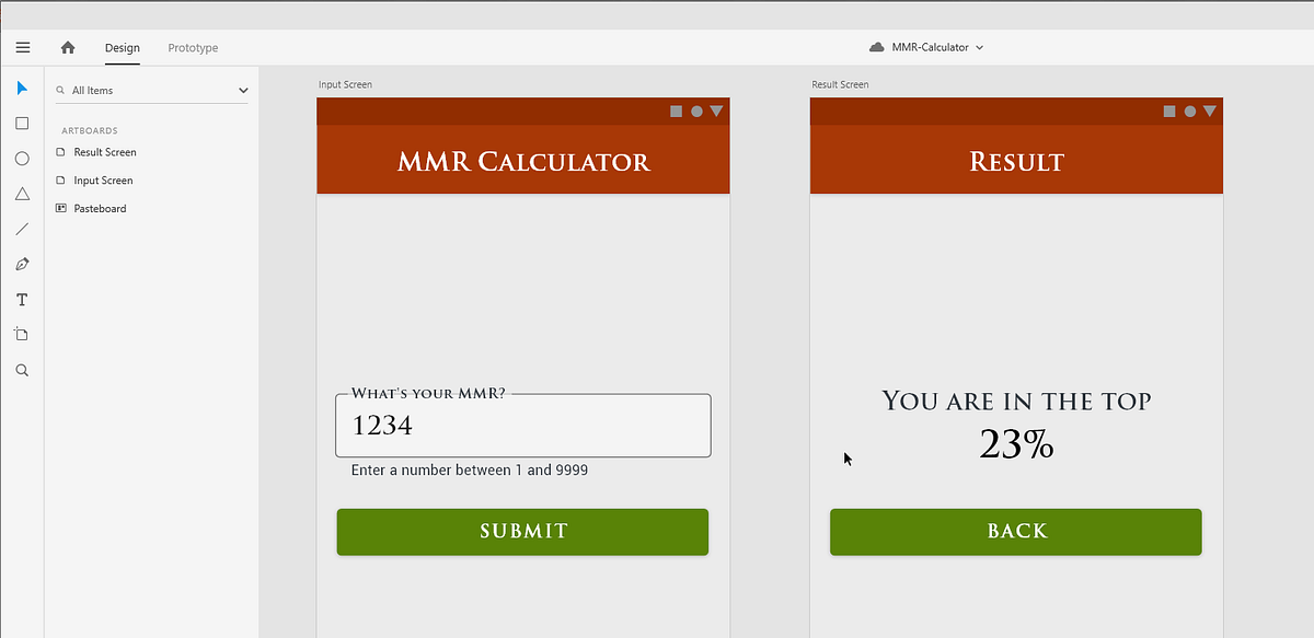 MMR Calculator — Design. DOTA is a competitive game at it's… | by Zambrella  | Medium